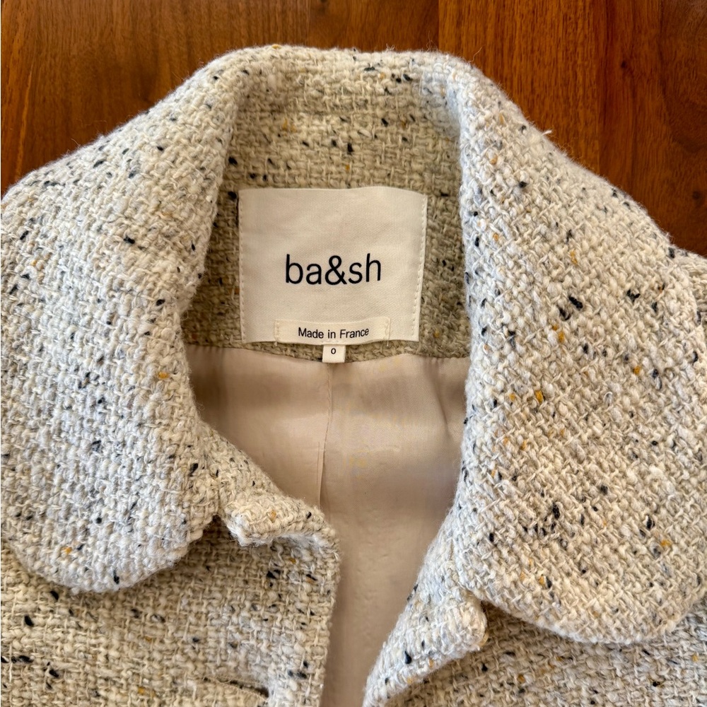 ba&sh Tweed Crop Blazer - Picture 3 of 5